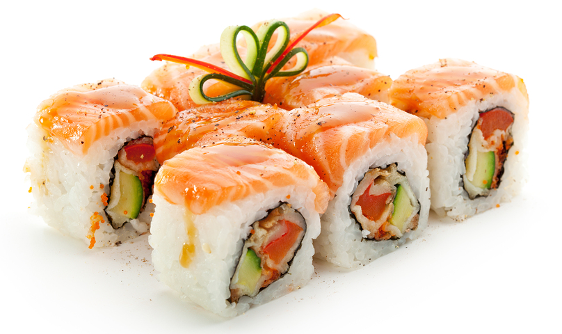 Prawn California Rolls Plate